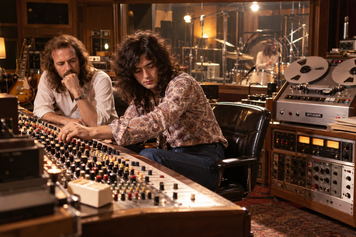 Jimmy Page à la console