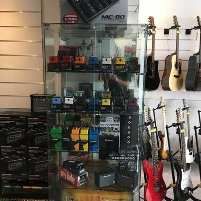 La vitrine des pédales d’effets